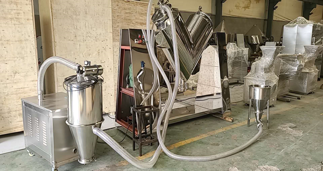 真空上料機(jī)混合機(jī)加料系